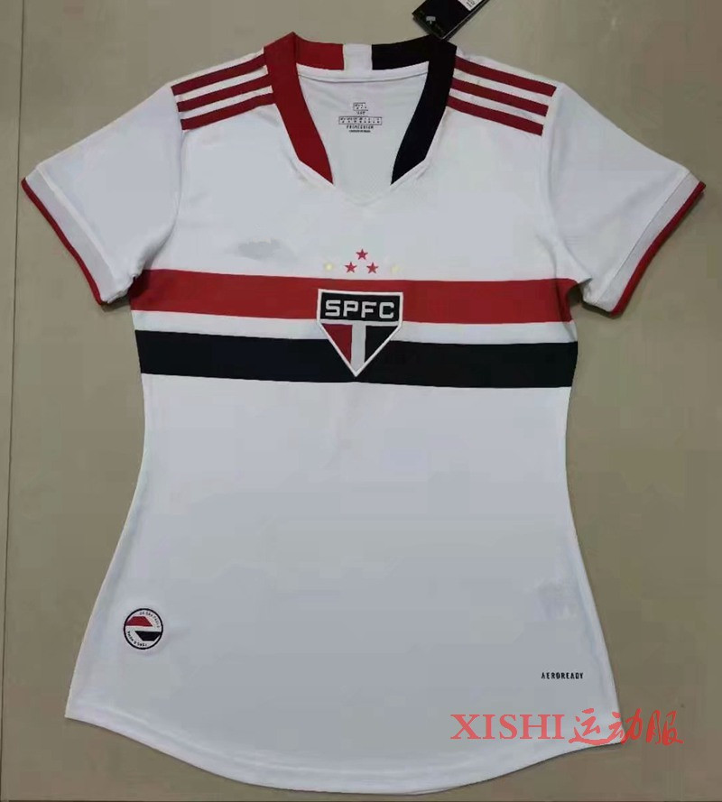 เสื้อฟุตบอลหญิงทีมเหย้าของเซาเปาโล 2021-22
