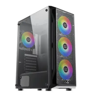 Xigmatek Gaming X Mid Tower fits ATX with Tempered Glass Black
