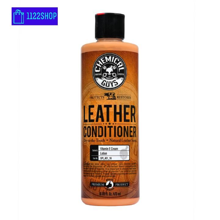 Chemical Guys Leather Conditioner 16 oz - เคลือบบำรุงเบาะหนัง ของแท้ ราคาถูก ส่งไว