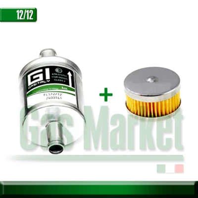 GI Gas Filter + Filter Kit for Tomasetto Reducers - กรองแก๊ส GI พร้อม กรองหม้อต้ม Tomasetto (มีโอลิง)