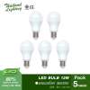 [ชุด 5 หลอด] LED Bulb 12W แสงสีขาว Daylight