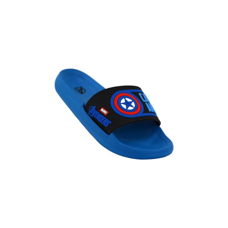BATA BBG SUMMER รองเท้าแตะแฟชั่นเด็ก รองเท้าเด็กบาจา ลาย MARVEL แบบสวม สีน้ำเงิน รหัส 3619598 / 4619598