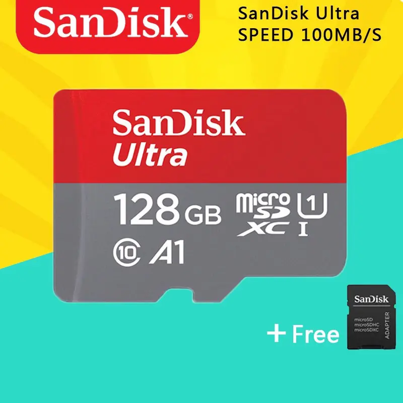 ภาพสินค้าSanDisk Ultra การ์ดหน่วยความจำ Memory card micro SD Card 128GB ความเร็วอ่าน 100MB/s จุ (ของแท้) จากร้าน Sunny Time 1602840650 บน Lazada ภาพที่ 2