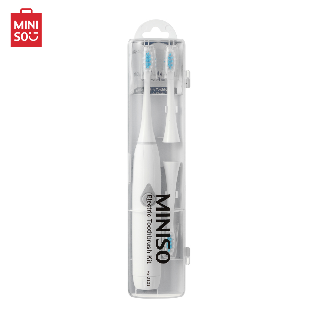 Miniso แปรงสีฟัน แปรงสีฟันไฟฟ้า Multicolor Electric Toothbrush เซท 3