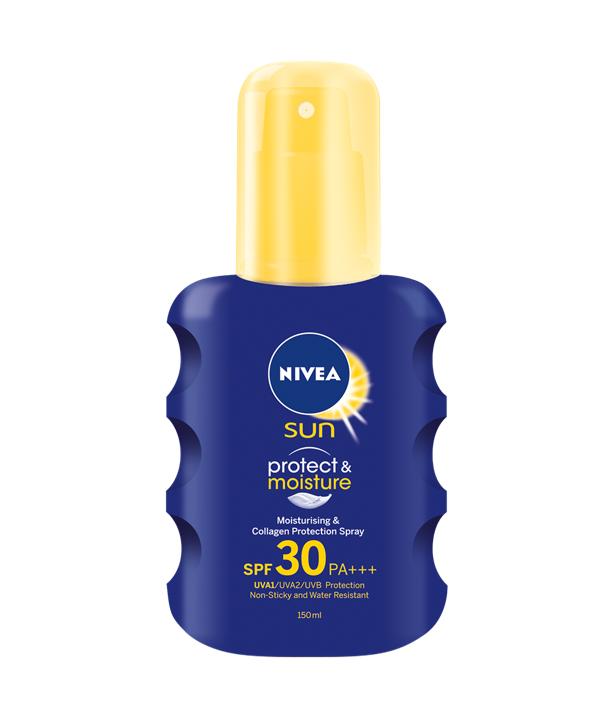 NIVEA Sun Protect & Moisture Body Spray SPF30 PA++ นีเวีย ซัน โพรเทค  มอยเจอร์ สเปรย์กันแดด 150ml. | Lazada.co.th