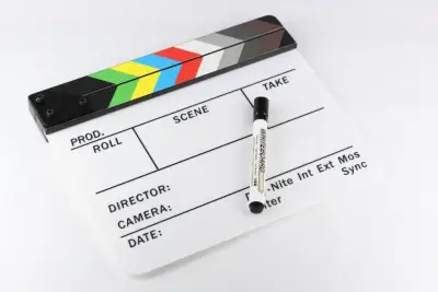 Slate Film Acrylic Clapper board สเลทฟิล์ม ถ่ายหนัง อะคริลิคแท้