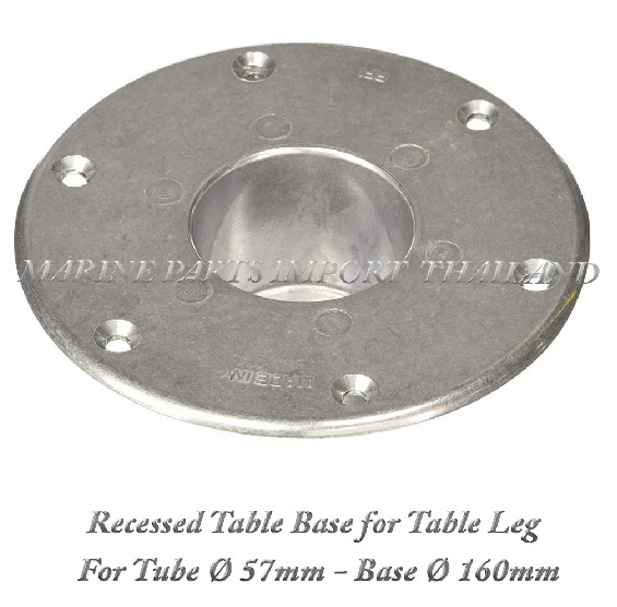 Recessed Table Base for Table Leg