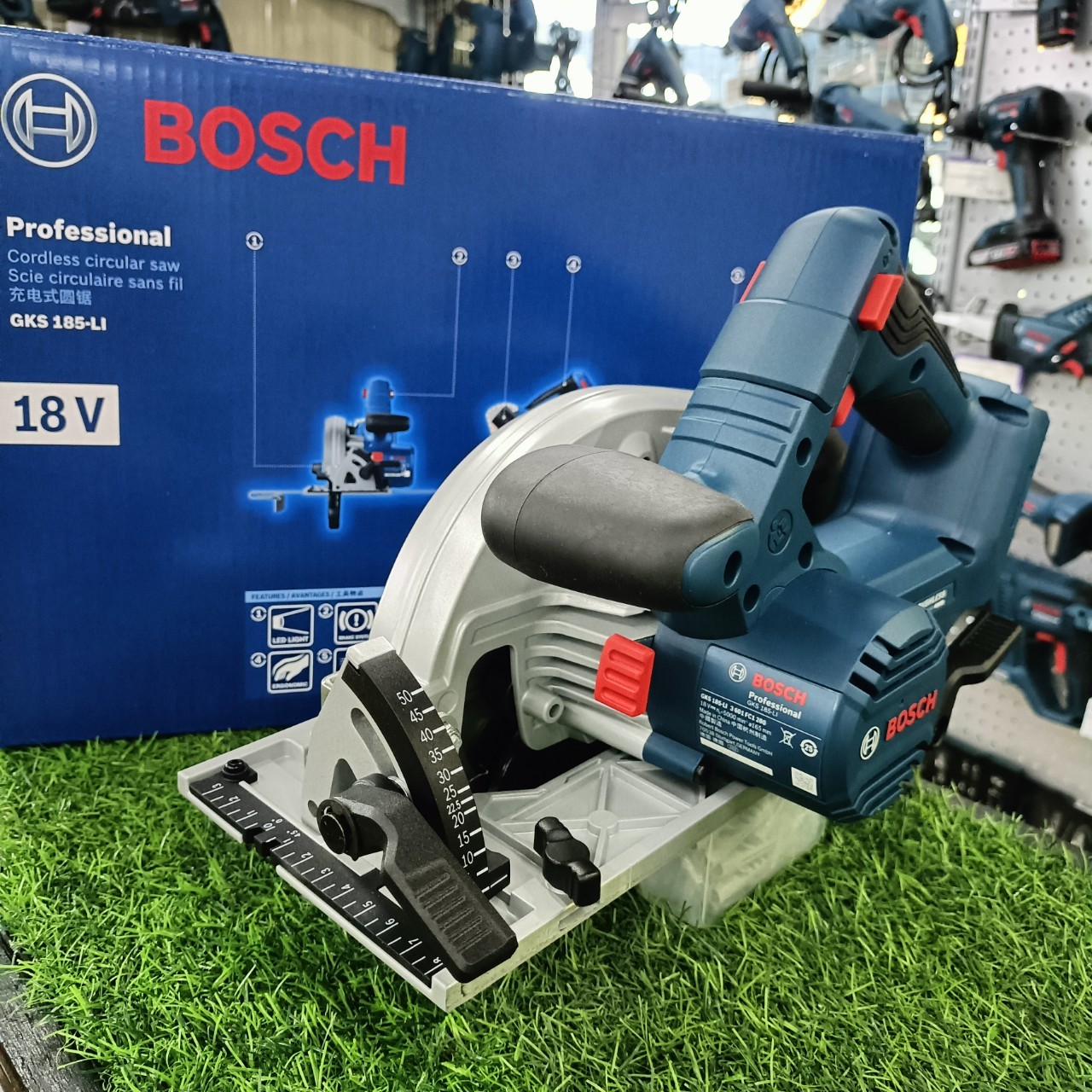 Bosch เลื่อยวงเดือน GKS 185-LI**เครื่องเปล่า ไม่รวมแบต ไม่รวมแท่นชาร์ท ...