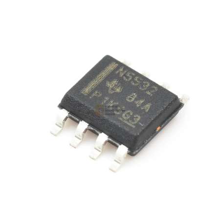 TI NE5532D ไอซี ออปแอมป์ 2ช่อง SMD แพ๊ค 5ตัว (Texas Instruments NE5532 Dual Channel Op Amp)