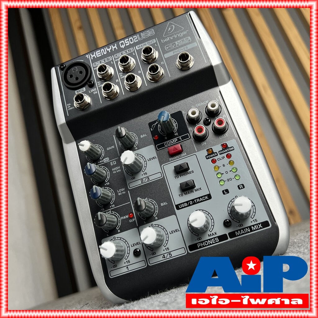 BEHRINGER XENYX Q502 USB mixer XENYXQ502USB (มิกเซอร์ Q 502 USB ขนาด 5