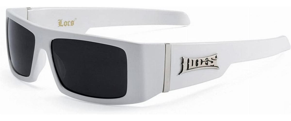Locs Occhiali Da Sole Gangster - Design Teschio Biker UV400