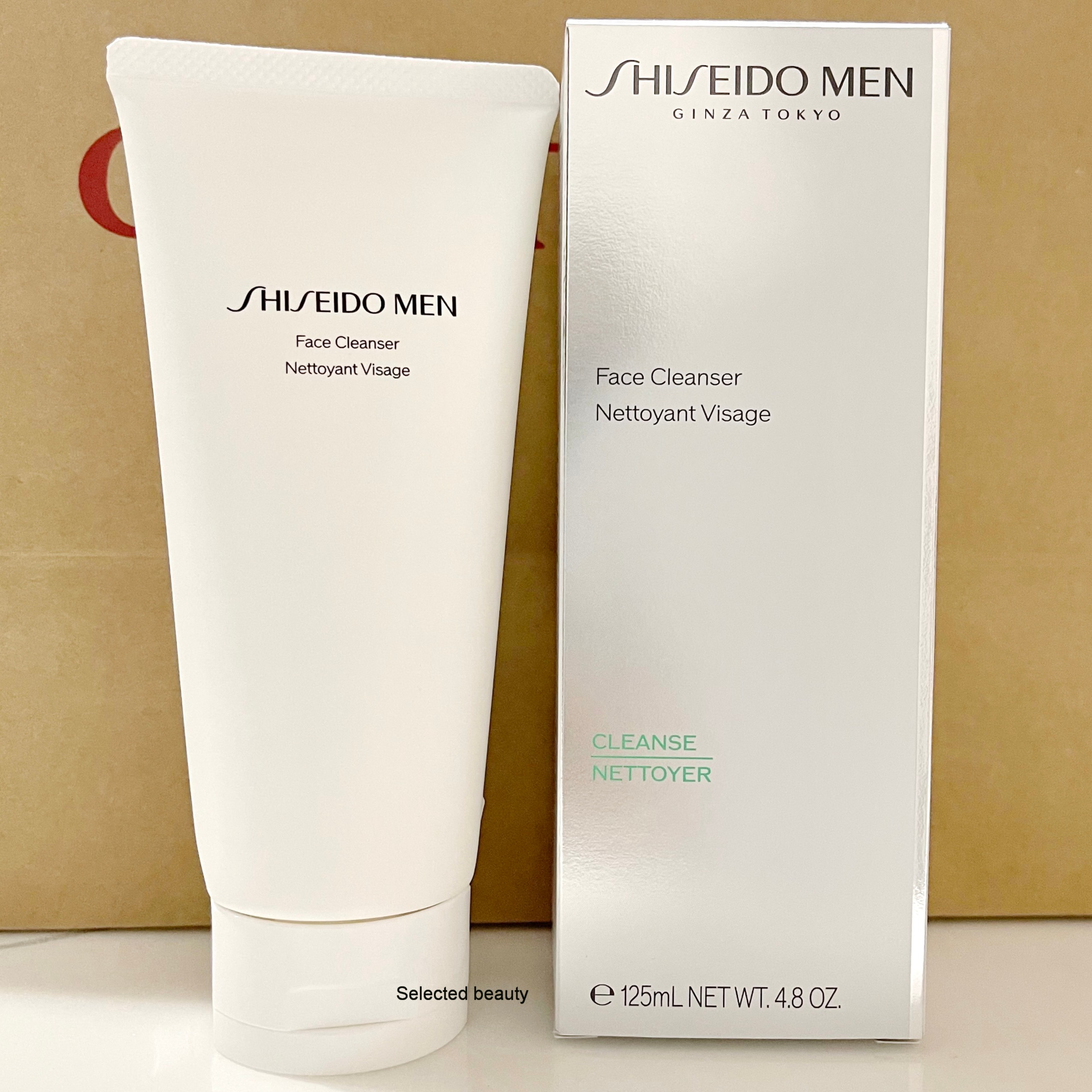 (รุ่นใหม่ล่าสุด) Shiseido Men Cleansing Foam 125ml โฟมล้างหน้าสำหรับผู้ชาย ผลิต 10/2020