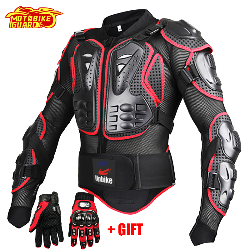 รถจักรยานยนต์เต่าแจ็คเก็ตเต็มรูปแบบป้องกันสีดำสีแดงเกราะเสื้อแจ็คเก็ต Moto มอเตอร์ไซค์ชายเกียร์ Motocross เสื้อผ้า GP ผ้าจักรยาน