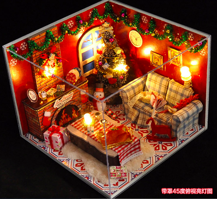 บ้านตุ๊กตาDIY: DollhouseDIY: Nordic Christmas Hut