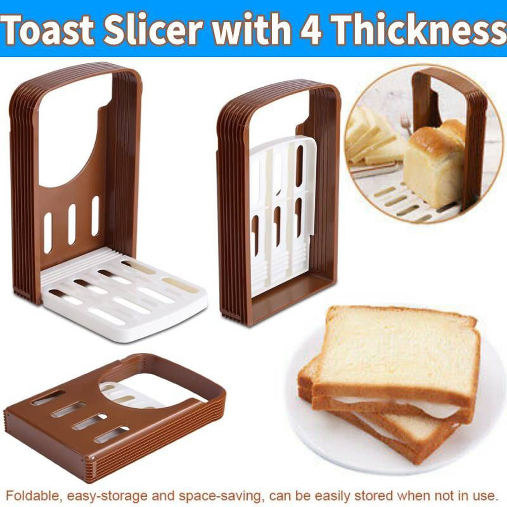 CHUBB Plastic Loaf Cutting Rack Baking Tool Toast Slicer Bread Cutter Kitchen Accessories