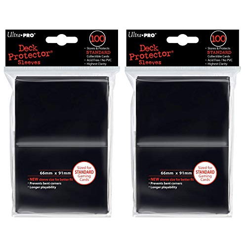 Ultra Pro Deck Protector Sleeves 100 Red for standard sized gaming cards