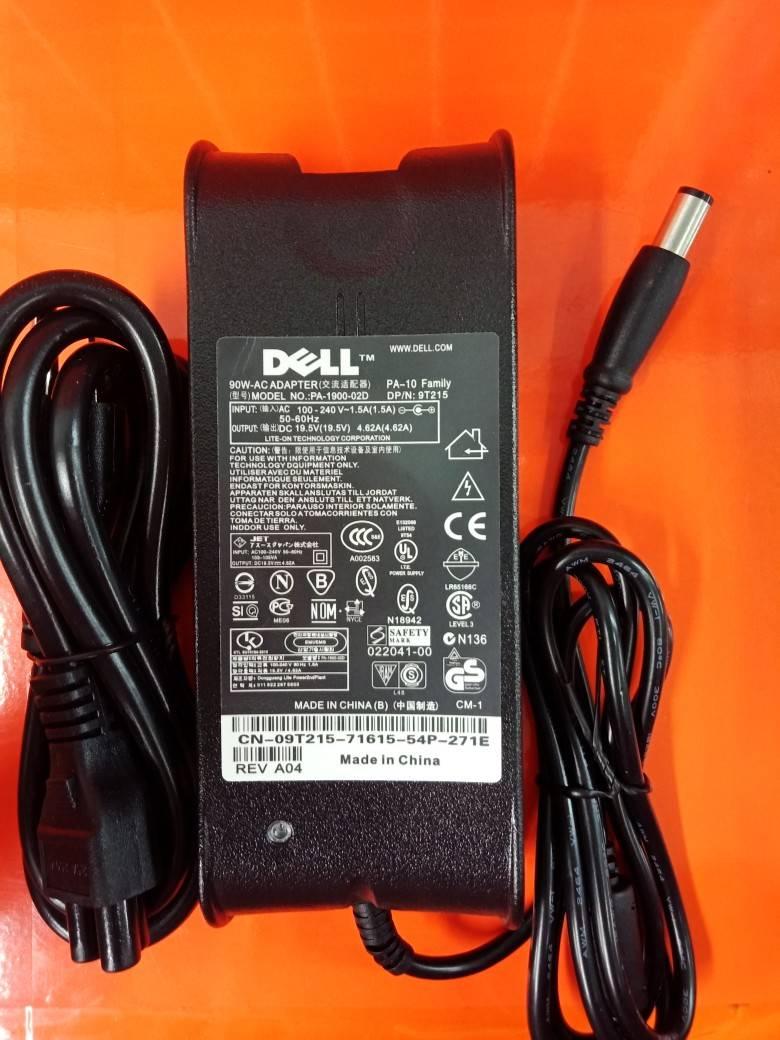สายชาร์จโน๊ตบุ๊ค Dell Adapter 19.5V/4.62A หัวแจ๊ค 7.4 mm x 5.0mm  (Black)