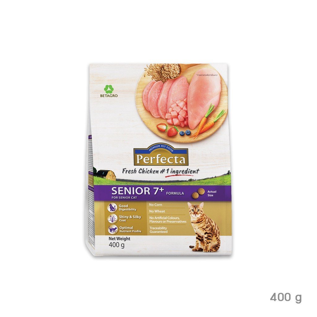 Perfecta Senior 7+ for Senior Cat Formula เพอร์เฟคต้า อาหารสำหรับแมวสูง