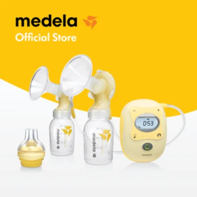 Breast Pump | Medela Freestyle Double Electric Breast Pump - Includes Tote Bag, Cooler Bag, Bottles & more