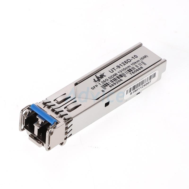 LINK UT9125D10 SFP 1.25 Transceiver, SM 1310nm, อะแดปเตอร์และสาย