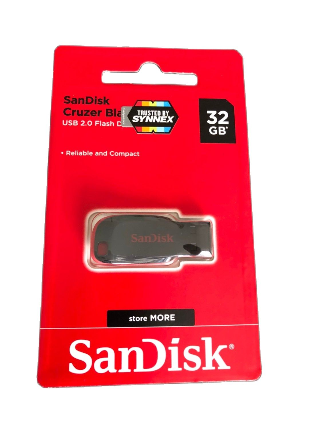 Flash Drive 32GB. / SANDISK CRUZER BLADE CZ50/32GB / SDCZ50_032G_B35 / USB 2.0 Flash Drive / ตัวเก็บข้อมูล / อุปกรณ์จัดเก็บข้อมูล / แฟลชไดร์ฟ ความจุ 32 จิ๊ก ยี่ห้อแซนดิสก์