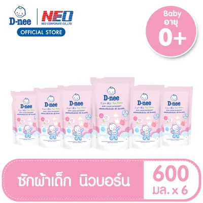 [PACK6] D-nee Baby Liquid Detergent 600ml Sweet Floral