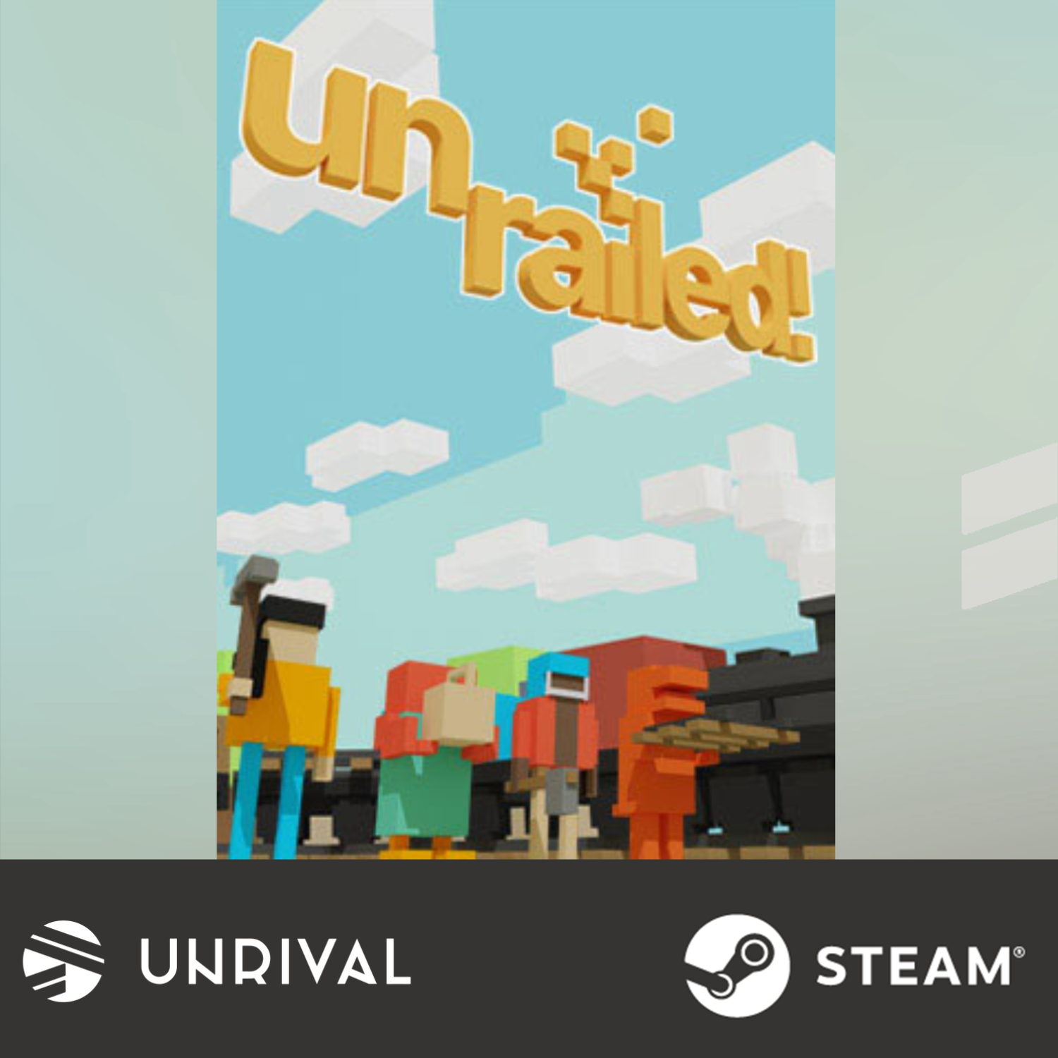 [Hot Sale] Unrailed! PC Digital Download Game (Multiplayer) - Unrival