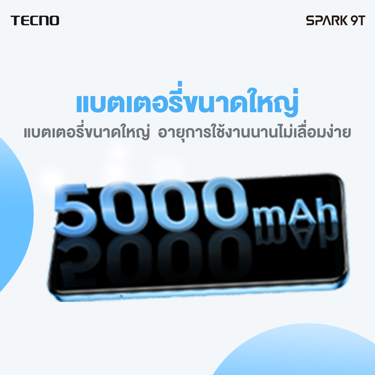 NEW LAUNCHTECNO SPARK 9T (KH6) 464GB สมาร์ทโฟนกล้องหน้าสุดอลัง คมชัดถึง