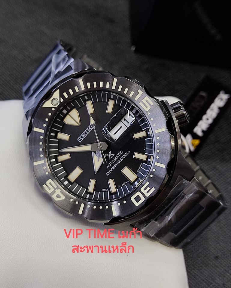 นาฬิกา Seiko Prospex Automatic diver 200 m MONSTER รมดำ รุ่น SRPD29J1  SRPD29J SRPD29 MADE IN JAPAN 