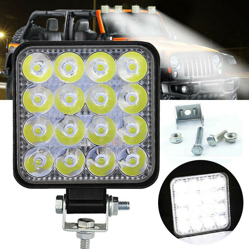 NZOAT Phụ Kiện Xe Hơi Bền Chất Lượng Cao, 48W Spotlight Đèn Chiếu Địa Hình Tạo Kiểu Cho Xe Hơi LED Làm Việc Ánh Sáng Đèn Sương Mù Xe Hơi