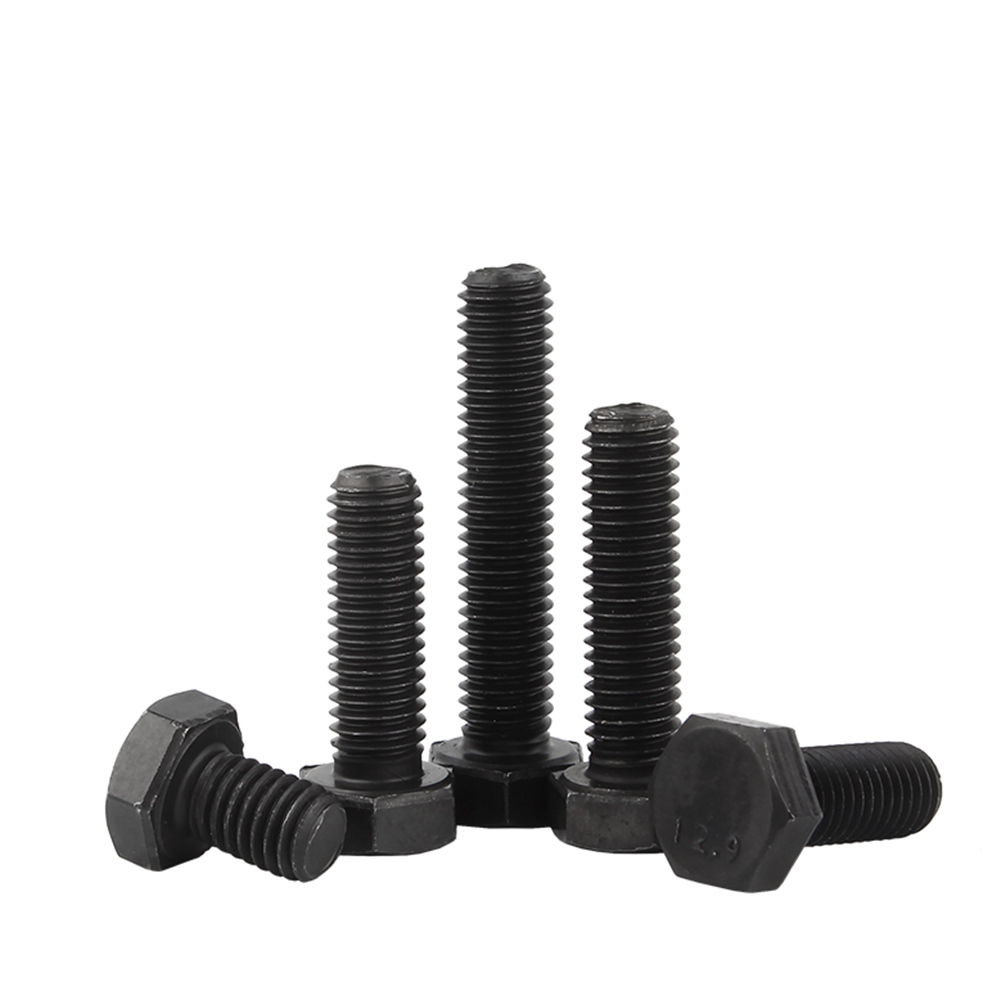 external-hex-head-bolt-metric-thread-hexagon-head-screw-black-carbon