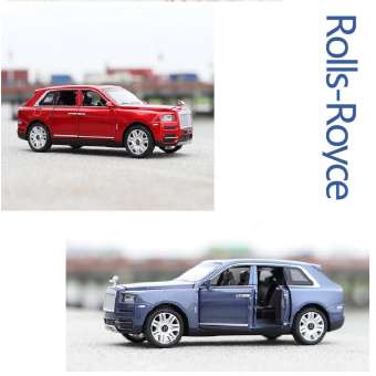 1:32 Rolls-Royce Cullinan Alloy Car Model Electronic Pull Back Toy Cars Birthday Gift