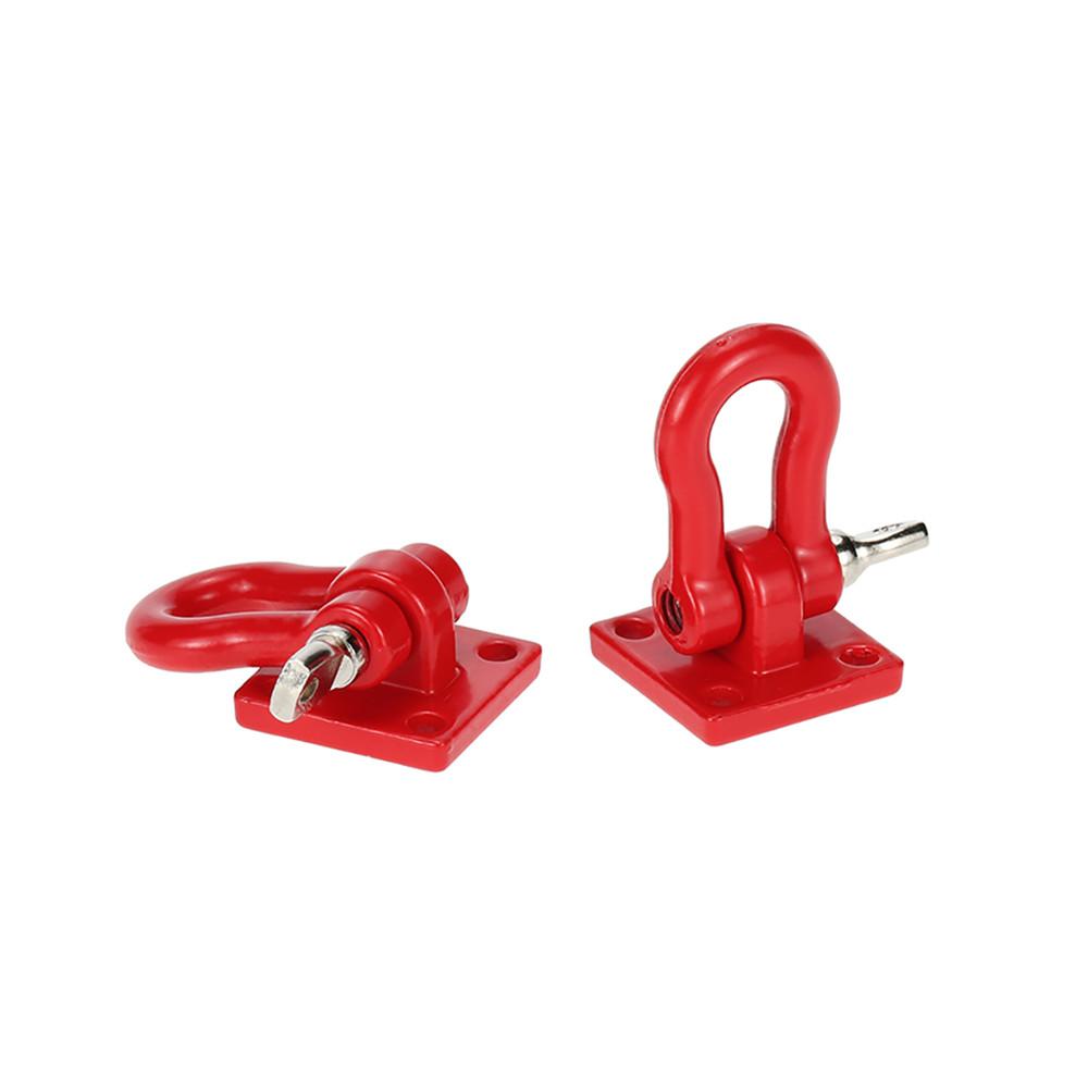 HobbyLane_1 Pair Metal Trailer Hook Shackles Buckle for WPL/D90 RC Car
