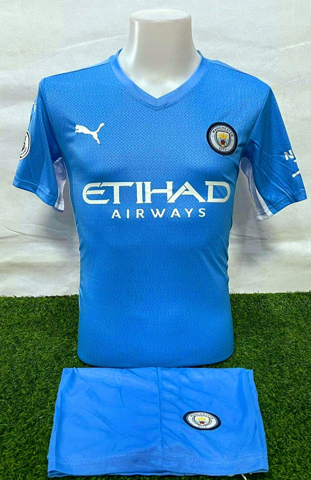 เสื้อแมนซิตี้ 2021 เสื้อฟุตบอล ชุดฟุตบอล สโมสรแมนซิตี้ man city (เสื้อพร้อมกาง)
