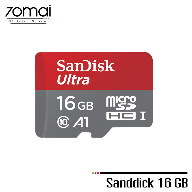Sandisk Ultra Micro SD Card  เมมโมรี่การ์ด 16GB 32GB 64GB สำหรับ สมาร์ทโฟน Andriod กล้องติดรถยนต์ กล้องวงจรปิด