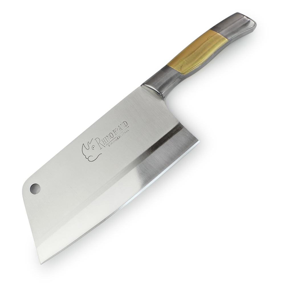 Telecorsa มีดทำครัว มีดสับ มีดบังตอ แสตนเลส รุ่น Stainless-steel-Knife-773-00i-June01