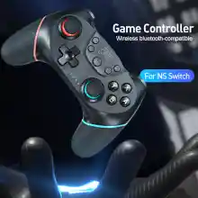 ภาพขนาดย่อของภาพหน้าปกสินค้าจอย Pro สวิตซ์ คอนโทรลเลอร์ Joy Pro Switch Wireless Blth Controller Gamepad For Nintendo Switch Pro Controller Game Joystick Joypad Remote Console ตัวควบคุมเกม จอยสติ๊กเกม วิชาชีพ ด้ามจับ จอยสติ๊ก เกมคอนโซล คอนโทรลเลอร์ คอนโทรลเลอร์ไร้สาย จากร้าน googchuang บน Lazada ภาพที่ 5