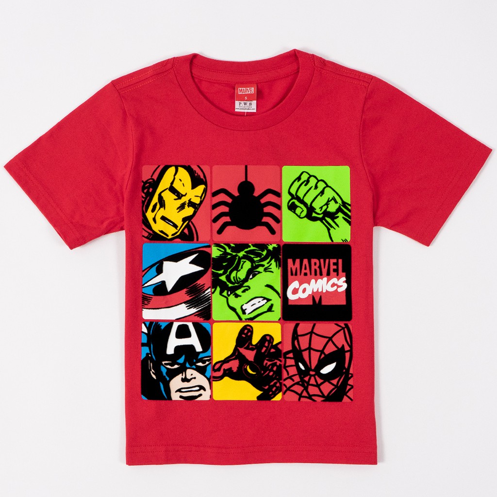 Avengers Kid -T-Shirt เสื้อยืดเด็กผู้ชาย อเวนเจอร์