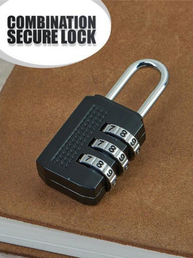 แม่กุญแจตั้งรหัสได้ Combination Secure Lock