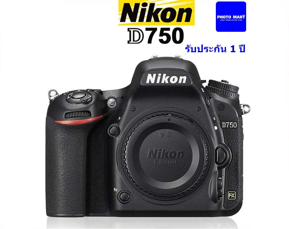 Nikon Camera D750 Body FullFrame รับประกัน 1 ปี