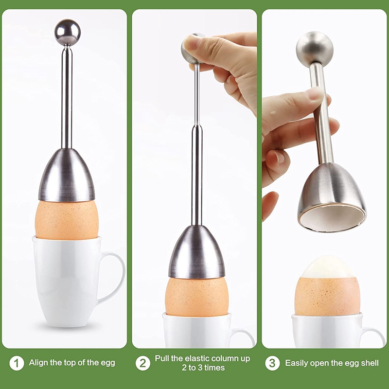Egg Cutters, Egg Slicer Kitchen Egg Opener Tool Egg Cracker Remover Egg