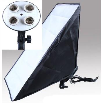 โปรโมชั่น Softbox 50cm*70cm ร่มสะท้อนแบบพกพา สำหรับสตูดิโอถ่ายภาพ ร่มสะท้อนแสง  ร่มทะลุสีขาว  ร่มสตูดิโอ