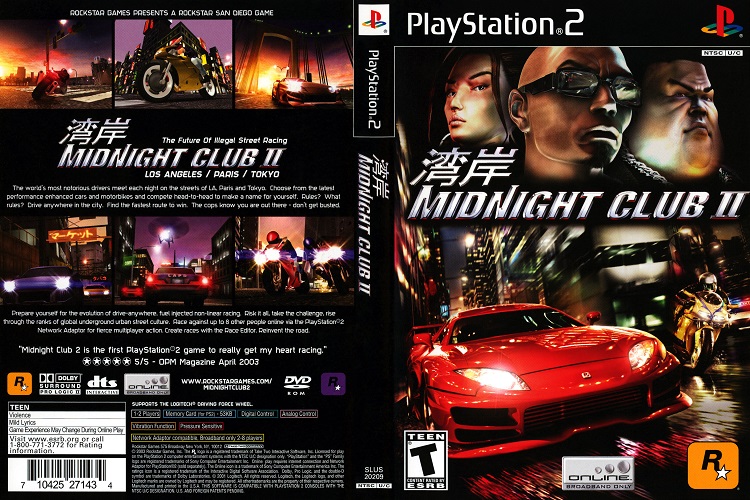 midnight club 2 ps4