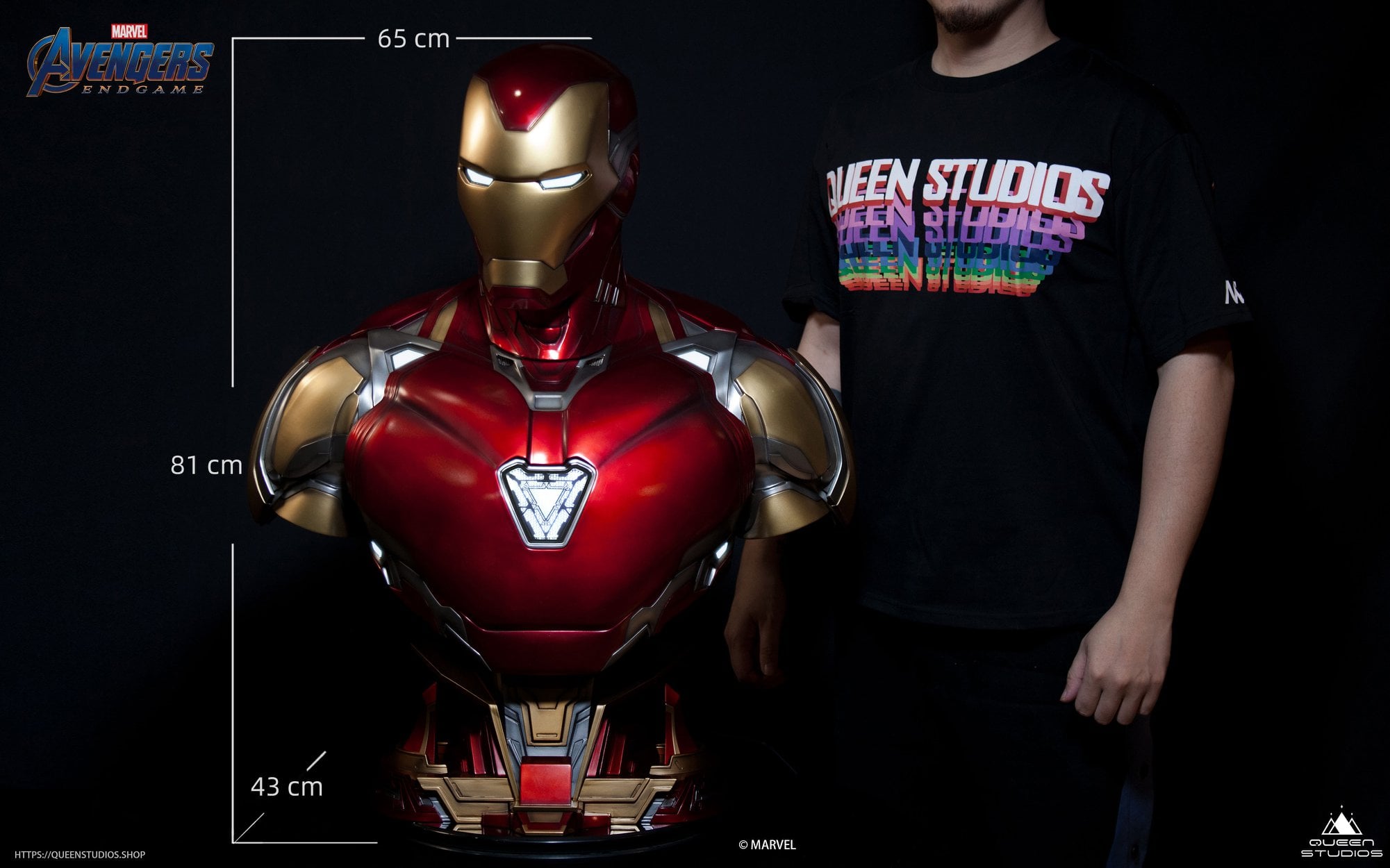 Queen Studios Iron Man Mark 85 Life Size Bust