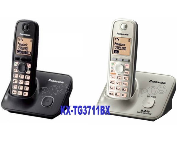 ส่งฟรี-Panasonic เครื่องโทรศัพท์ไร้สายรุ่น kx-tg3711bx 2.4GHz   รับ-ส่งได้ไกลมาก *ส่งฟรี* โทรศัพท์บ้าน สำนักงาน ใช้ร่วมกับตู้สาขาได้