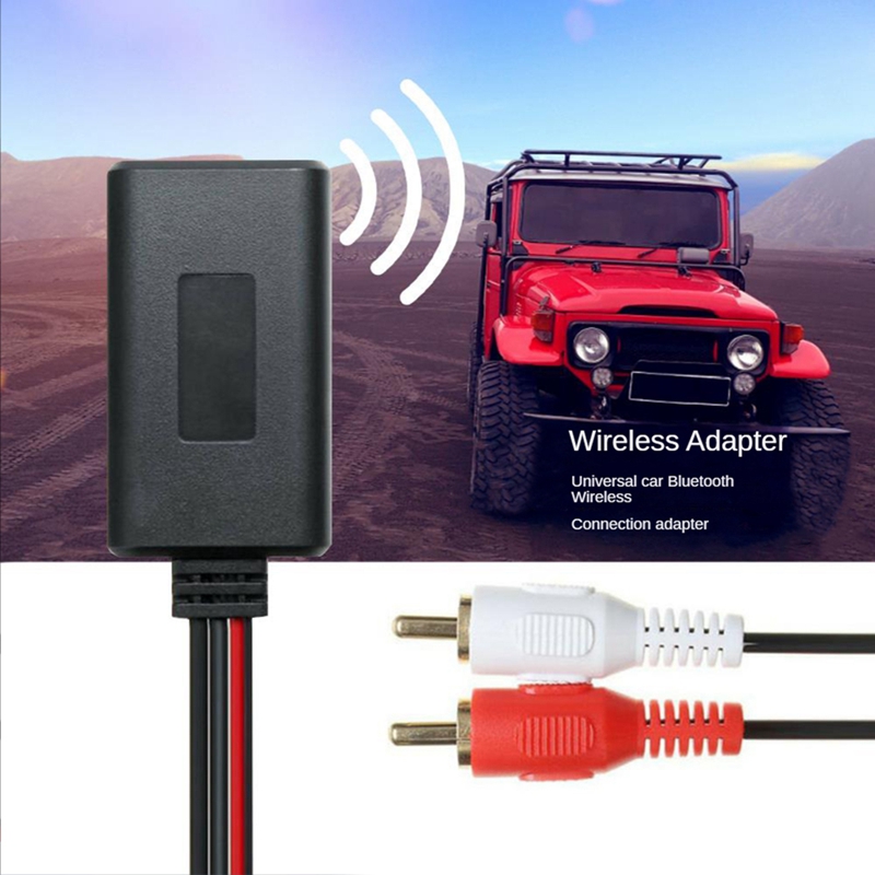 Universal Car RCA USB Adapter Wireless Bluetooth Receiver Home Media AUX Bluetooth Audio Device Audio Cable RCA Audio Cable