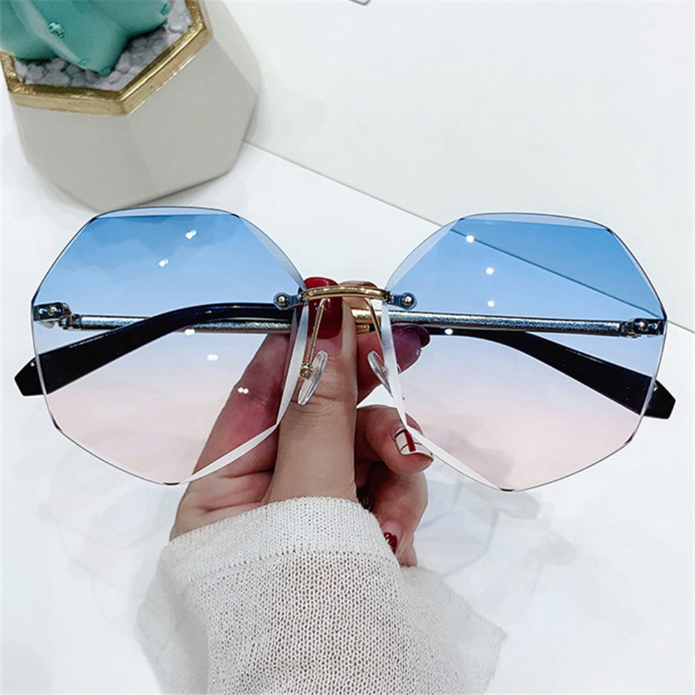 Mayten Uv400 Rimless Women S Sunglasses Gradient Es Female Sun Glasses Lady Vintage Eyewear