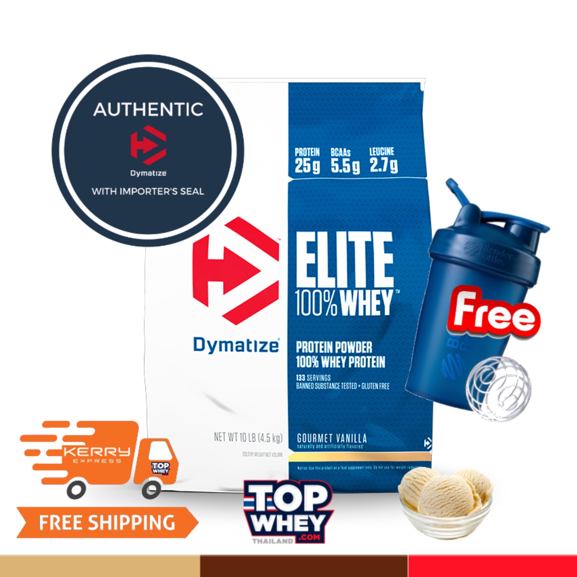 Dymatize Elite Whey Protein - 10 lbs
