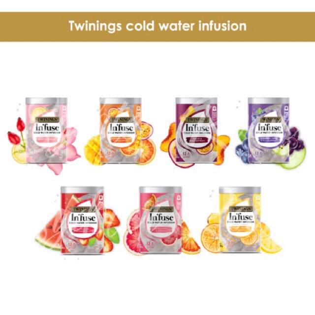 Twinings Infuse Cold Water Infusion (sugar Free) น้ำหมักผักผลไม้ แบบ ...