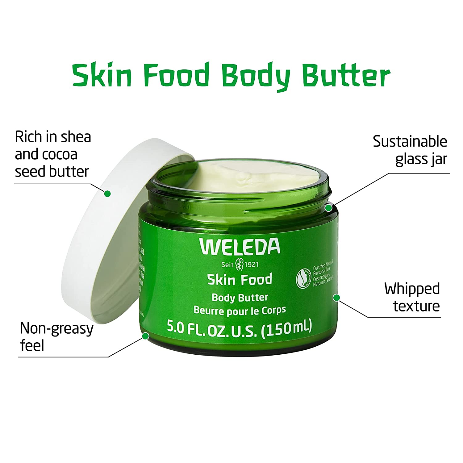 (Weleda®) Skin Food Body Butter Beurre pour le Corps 150 ml บัตเตอร์
